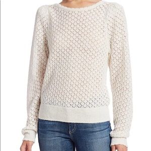 Joie Wool Open Knit Moxya Sweater M NWT